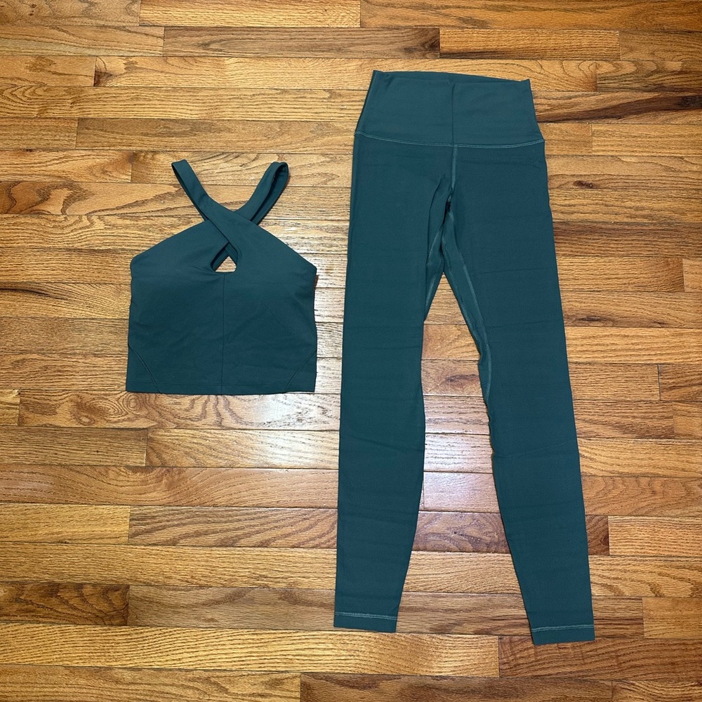 Lululemon Align Workout Set - Dark Forest